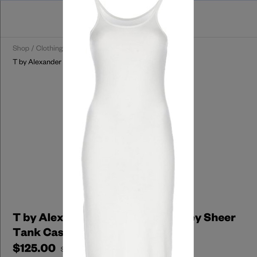 Alexander Wang Jersey Tank Dress